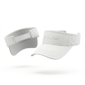 Casquette de soleil respirante en coton pur avec logo personnalisé SHINY Premium pour le tennis, le golf et les sports, avec emballage de marque tout-en-un - Product Image 1