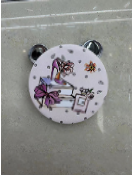 กระจกตกแต่งทรงกลมลูอาคัวแก้วโบฮีเมียนแฮนด์เมด 1 ชิ้นสำหรับตกแต่งผนังบ้าน - Product Image 3