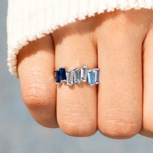 Anello Geometrico Irregolare per Donne, Gioiello da Dito Minimalista alla Moda - Product Image 2