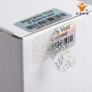 Étiquette autocollante holographique 3D avec code QR unique, numéros <span class=keywords><strong>de</strong></span> code-barres, impression <span class=keywords><strong>de</strong></span> sceau d'emballage - Product Image 2