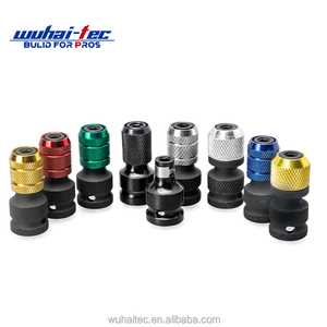 Hochwertiger Bohrfutter-Antriebs konverter Mehrfarben-Anpassung Schlag werkzeug buchsen adapter 1/2 Quadrat 1/4 Zoll Sechs kant stecker - Product Image 2
