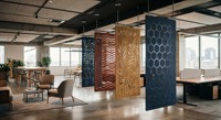 Écran Acoustique Suspendu Moderne en Feutre PET avec Design Écologique pour Bureaux Open Space, Entrepôts et Espaces Extérieurs