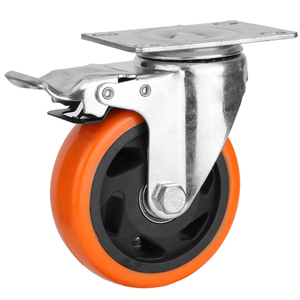 <span class=keywords><strong>Porte</strong></span> en bois Pvc Orange À Usage Moyen Pivotant Roulette Roulette - Product Image 2