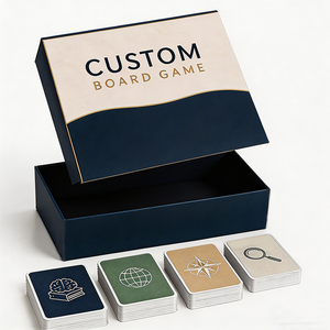 Custom Design <b>Board</b> Game Factory Wholesale Portable Travel Cardboard <b>Interactive</b> Multiplayers Strategy Card Game for Leisure - Product Image 6
