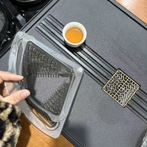 Draining <b>Rack</b> Square Grey Dishwasher Safe For Kitchen Countertop And Cutting Board - Product Image 2