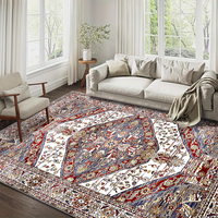 Moderne yeni özel tasarım kristal kadife halı çin kaymaz dijital baskı oturma odası geniş alan kilim ve halılar