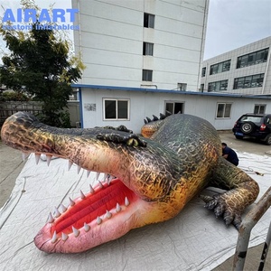 Modèle <span class=keywords><strong>de</strong></span> <span class=keywords><strong>crocodile</strong></span> <span class=keywords><strong>d</strong></span>'<span class=keywords><strong>eau</strong></span> salée gonflable réaliste géant, <span class=keywords><strong>d</strong></span>écoration <span class=keywords><strong>d</strong></span>'alligator sauvage gonflable sur mesure - Product Image 1