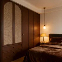 Lemari TV Modern Kayu Solid Kabinet Ruang Tamu Meja TV Kayu untuk Ruang Tamu Custom untuk Rumah
