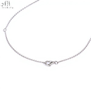 Exclusive GIA Certified Natural Diamond Fine Jewelry 18K Solid Gold 0.3ct Single Stone Pendant <b>Necklace</b> Birthday Gift For Women - Product Image 4