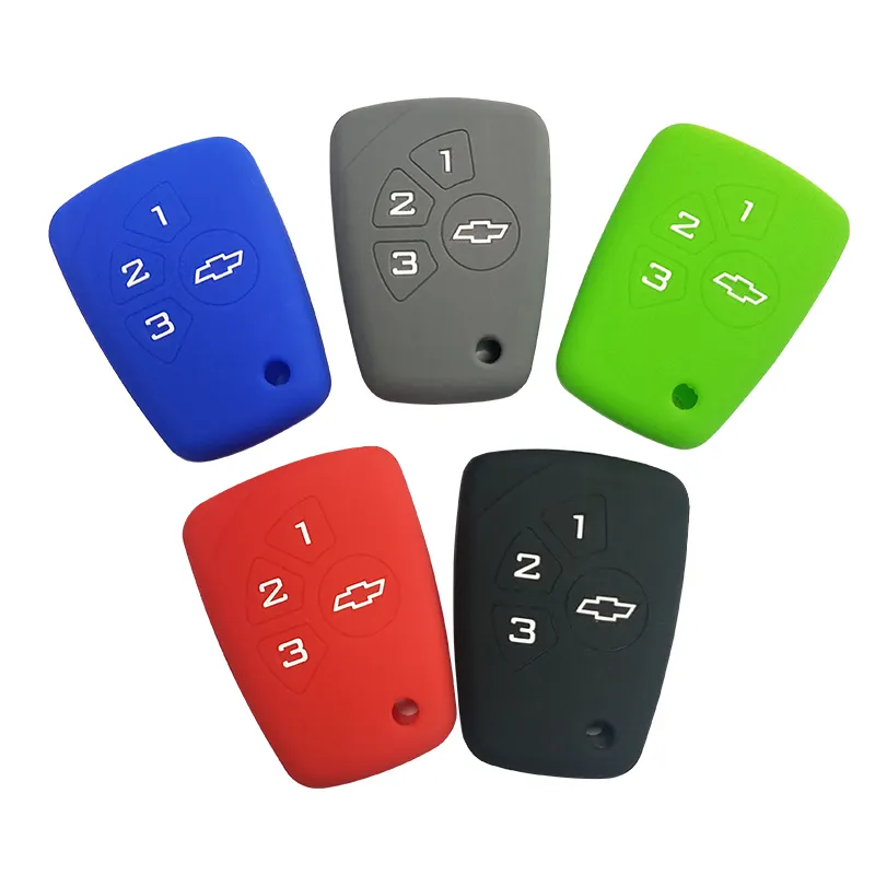 Custom logo silicone smart car remote key fob cover case for car key shell