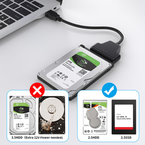 Usb 3.0 To <b>Sata</b> Adapter <b>Cable</b> For 2.5 Inch Hard Drive External Connection - Product Image 2