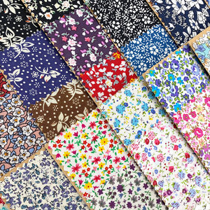 Nhiều Màu Hoa Văn Dệt May Mềm Mại Và Thời Trang Phụ Nữ Thiết Kế 100% Cotton In Vải Cho Hàng May Mặc - Product Image 5