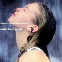 Nouveaux écouteurs sans fil Bluetooth 5.3 T75 à clip d'oreille, suppression du bruit, appels HD, pour sport et gaming
