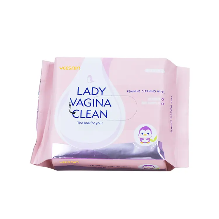 Salviettine umidificate per igiene intima femminile salviettine umidificate per la pulizia femminile organica