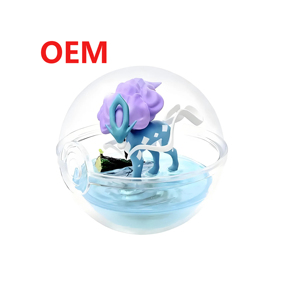 Commercio all'ingrosso 5cm di plastica Pikachu <span class=keywords><strong>Poke</strong></span> Mon Capsule giocattoli palla con Anime dei cartoni animati giocattolo all'interno - Product Image 2