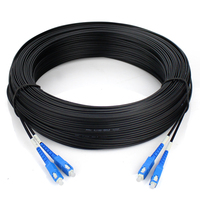 GJYXCH GJXH kabel jaringan 1m-200m, kabel Patch serat optik tahan air, kabel komunikasi jaket PVC 1 inti