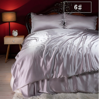 Parure de draps ajustés en soie de mûrier 6A de qualité supérieure, tissée, luxueuse et simple, 19-22 Momme, naturelle, hypoallergénique, respirante, lisse, 100% soie