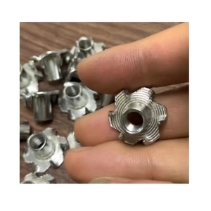 3/8 5/16 Stainless Steel <strong>T</strong>-nut Wood <strong>Thread</strong> <strong>Insert</strong> M4 <strong>M5</strong> M6 Stainless Steel Slot Drop in <strong>T</strong> Nut and Carbon Steel Tee Nut - Product Image 6