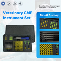 Ensemble d'instruments vétérinaires CMF, kit de chirurgie orale-maxillo-faciale professionnel de qualité supérieure pour instruments de chirurgie orthopédique pour animaux de compagnie