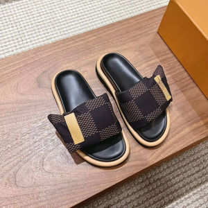 Sandalias de Plataforma de Cuero Sintético de Marca de Diseño de Lujo para Mujer, Estilo Clásico, para Uso en Exteriores - Product Image 1