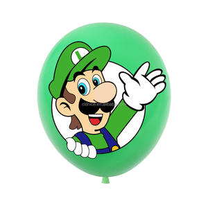 Bonito cumpleaños de los niños <span class=keywords><strong>Mario</strong></span> telón de fondo Banner Cake Topper globos <span class=keywords><strong>Mario</strong></span> <span class=keywords><strong>Bros</strong></span> suministros de fiesta de cumpleaños favores decoraciones - Product Image 6