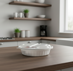 HACAMY Contenedor de Alimentos Desechable de Plástico PP de 3 Compartimentos, Apto para Microondas, con Tapa Segura a Prueba de Fugas, Libre de BPA, para Catering - Product Image 5