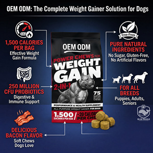Kingcube - Friandises à mâcher molles riches en calories pour chiens, pour la croissance musculaire, suppléments protéinés pour chiots, pour les <span class=keywords><strong>Bully</strong></span> <span class=keywords><strong>Pitbull</strong></span> et toutes les races - Product Image 3