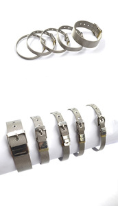 Stainless Steel Mesh Charm Bracelet Adjustable <b>Bangle</b> Watch Band Silver Tone <b>for</b> Women <b>Men</b> Party Jewelry - Product Image 3