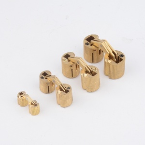 Charnière dissimulée en laiton, charnière invisible, charnière cachée pour meubles, charnière pour boîte en bois, porte de placard, quincaillerie - Product Image 5