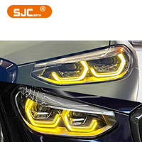 Module DRL d'éclairage diurne LED SJC pour BMW F97 X3M F98 X4M G01 X3 G02 X4 2018-2021 Module d'accessoires de voiture jaune citron