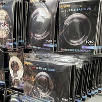Ballons géants en plastique TPU pré-étirés de 10 à 50 pouces, impression personnalisée, visage souriant, pour les anniversaires d'enfants, les fêtes de Noël