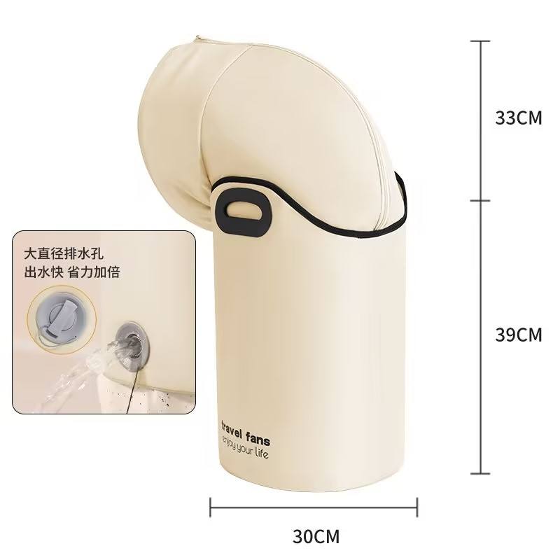 สนับเข่าสีเบจพร้อมวาล์วน้ำ