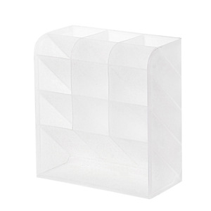 Transparent 13-Compartment Pen Holder Stationery Storage <b>Box</b> With Slanted Insert For Markers Art Pens <b>Large</b> Capacity Organizer - Product Image 5