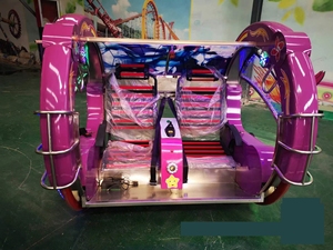 Voiture électrique à bascule rotative à 360 degrés, bus à bascule en métal pour intérieur, manège pour enfants, bar à manèges, manèges rotatifs - Product Image 2