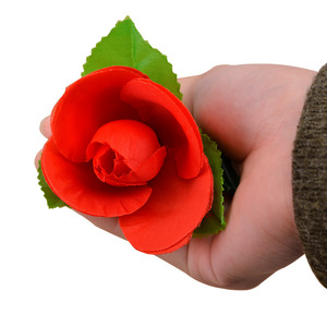 Independent Brands Folding Rose <b>Magic</b> Prop 25cm Red Thorny Stem For <b>Magic</b> <b>Tricks</b> - Product Image 4