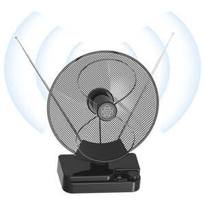 <span class=keywords><strong>Antena</strong></span> de TV <span class=keywords><strong>Digital</strong></span> HD 4K 1080P con Amplificador, Recepción de Largo Alcance de Más de 250 Millas, <span class=keywords><strong>Antena</strong></span> Interior DVB-T2 para Sistema de Transmisión DTT - Product Image 1