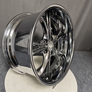 Viaol Chrome 2 pièces jantes forgées jantes en alliage 5x120 4x100 5x108 6x139.7 5*114.3 pour X8 C7 C8 M2 M3 <span class=keywords><strong>Mustang</strong></span> F12 GTR Camaro - Product Image 6