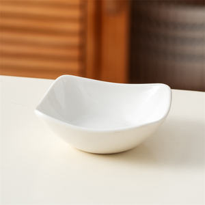 Vente en gros logo personnalisé petit plat à sauce soja <span class=keywords><strong>fantaisie</strong></span> soucoupe à tremper en céramique pour collation plat pour restaurant ménage - Product Image 4