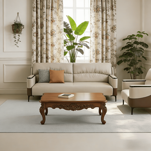 Sofá de Cuero Moderno Minimalista Marrón y Blanco de 2 Plazas con Sillones, Muebles de Lujo <span class=keywords><strong>para</strong></span> Sala de Estar, Oficina en Casa, Hotel, Juego de Sofás - Product Image 3