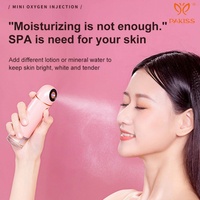 Appareil d'hydratation à jet d'oxygène PAKISS, outil facial portable d'injection d'oxygène pour tous types de peau, capacité du réservoir de 25 ml