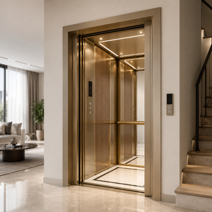 Ascenseur domestique pour 2 étages - Montes-escaliers compacts, ascenseur intelligent pour l'intérieur et l'extérieur avec moteur à traction - Product Image 3