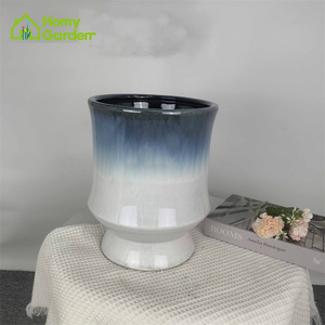 All'ingrosso grande vaso di fiori <span class=keywords><strong>bianco</strong></span> <span class=keywords><strong>in</strong></span> ceramica extra large, vaso di piante <span class=keywords><strong>in</strong></span> ceramica di <span class=keywords><strong>cemento</strong></span>, fioriera impermeabile per interni esterni - Product Image 6
