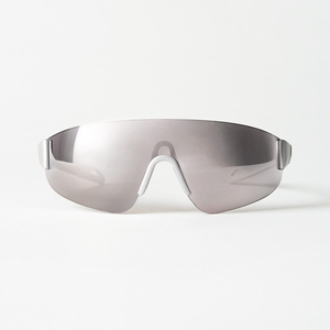 Imanba Oversized Wrap Sports Sun Glasses Fashion One Piece Futuristic Custom Logo <b>Rimless</b> UV400 Lenses Women Men 2025 - Product Image 1