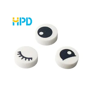 Mini briques à yeux ronds circulaires en plastique ABS compatibles 1x1 blocs de construction pour enfants
