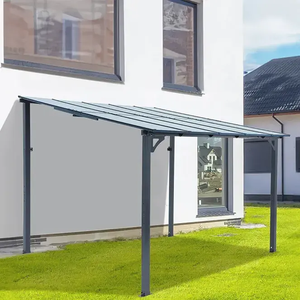 Gazebo Personalizado para Exteriores, Fabricación OEM, Pérgola Moderna de Aluminio Metálico para Ensamblar - Product Image 1