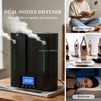 Diffuseur d'huiles essentielles pures en plastique, machine d'aromathérapie sans eau, utilisation hôtelière, ultrasonique, contrôlé par application, parfum automatique