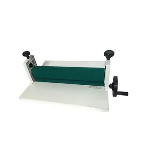 14 pouces 350mm A3 A4 haute qualité grand format bureau manuel manivelle plastifieuse à froid machine pour film vinyle