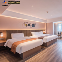 Offre Spéciale : Ensemble de Mobilier Complet Commercial Star, Lit Double Queen Size Personnalisé de Luxe, Ensemble de Mobilier de Chambre d'Hôtel Moderne en Bois