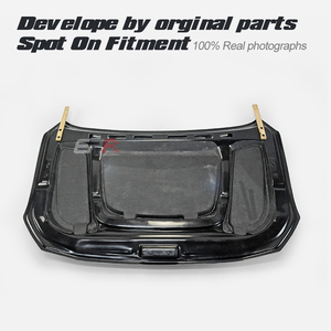 ฝากระโปรงหน้าคาร์บอนไฟเบอร์แบบคลิปออนสำหรับ WRX STI S4 VAB VAF EPA ATTK ปี 2014-2018 - Product Image 3