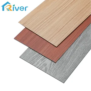 spc pvc vinyl click flooring fireproof Plastic Flooring 4mm parquet tile luxury vinyl plank flooring